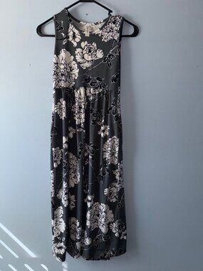 24seven Comfort Apparel Sleeveless Dress L